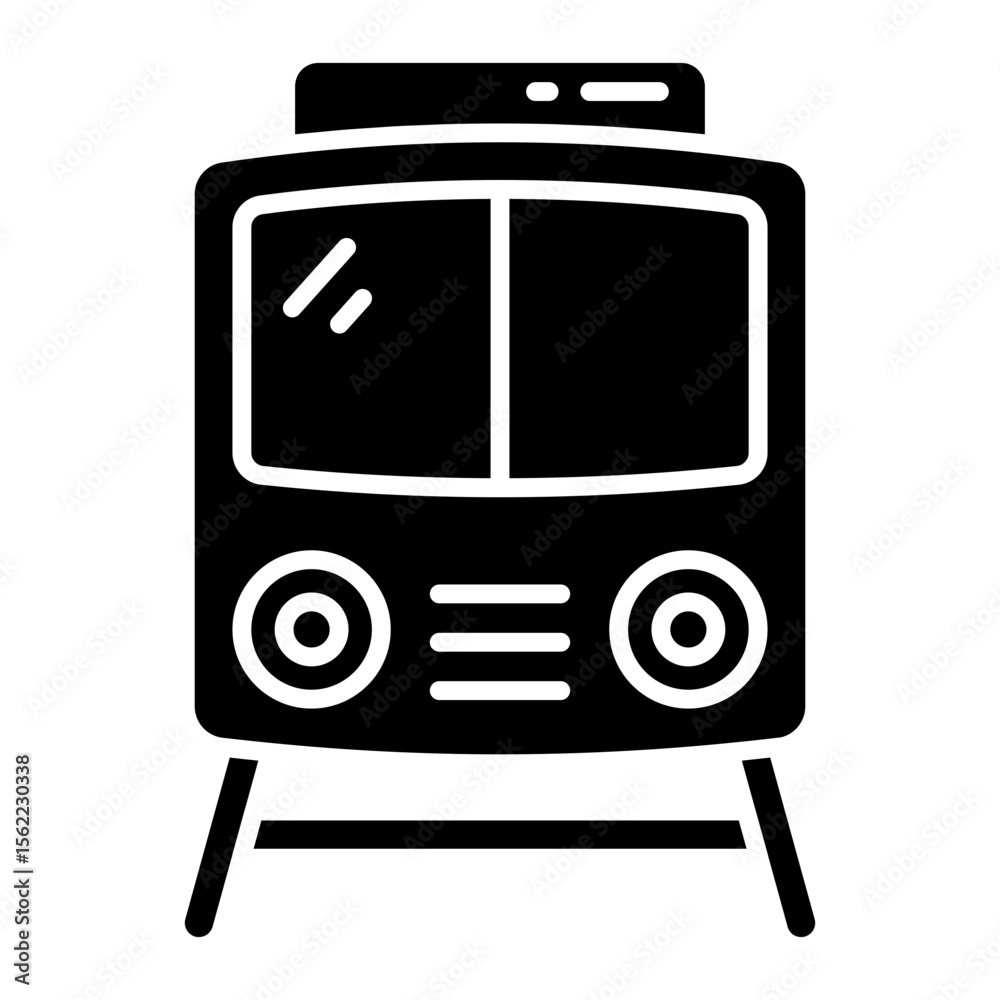 Fototapeta premium Premium download icon of train