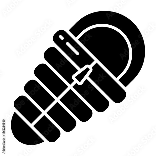 Trendy vector design of sleeping bag