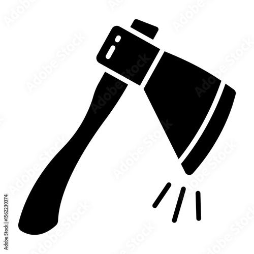 An icon design of axe