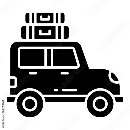 Premium download icon of road trip