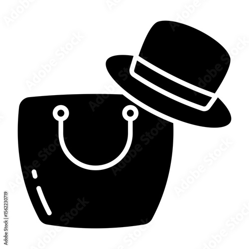 Editable design icon of beach accessories