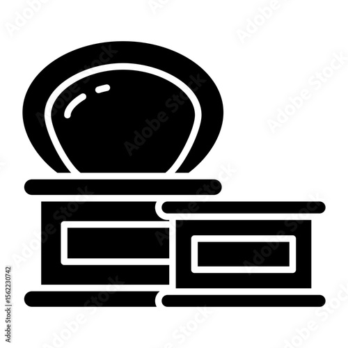 An icon design of canned food