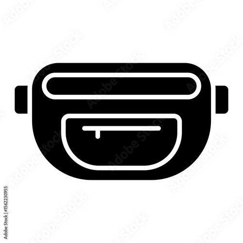 A unique design icon of purse