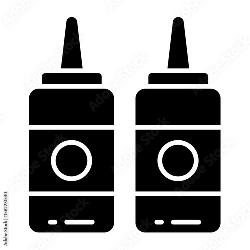 Premium download icon of ketchup bottles