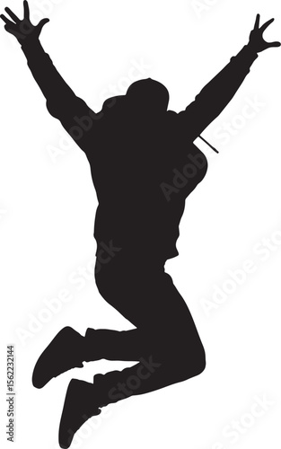 Breakdance Silhouette Vector