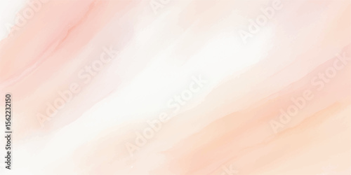 Peach Blush Watercolor Background with Soft Aquarelle Texture – Warm Hand-Painted Brush Strokes on Wet Paper, Ideal for Invitations, Feminine Branding, and Elegant Design Themes

