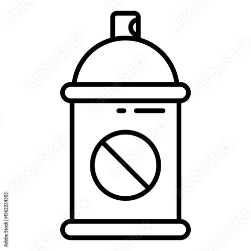Editable design icon of fire hydrant