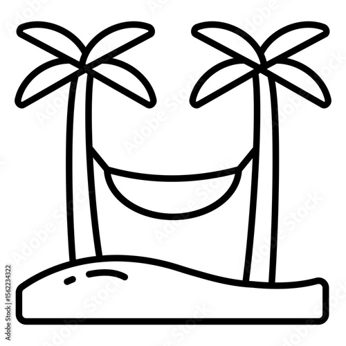 Premium download icon of hammock