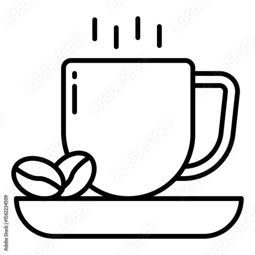 Vector design of hot coffee cup