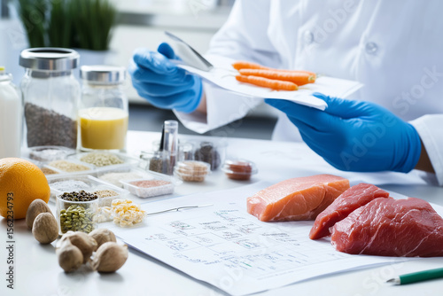 Vibrant assortment of fresh ingredients for creating nutritious meals at home. Generative AI
