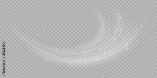 Stream of fresh wind png. Imitation of the exit of cold air from the air conditioner. Cold winter wind texture. Holiday vector blizzard. Christmas effect of a cold blizzard. Vector PNG.