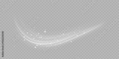 Stream of fresh wind png. Imitation of the exit of cold air from the air conditioner. Cold winter wind texture. Holiday vector blizzard. Christmas effect of a cold blizzard. Vector PNG.