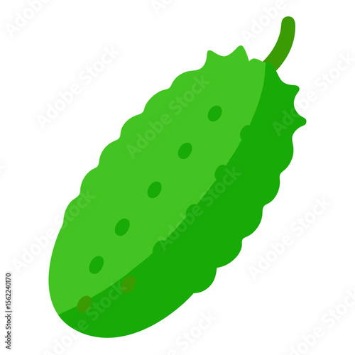 cucumber on white background
