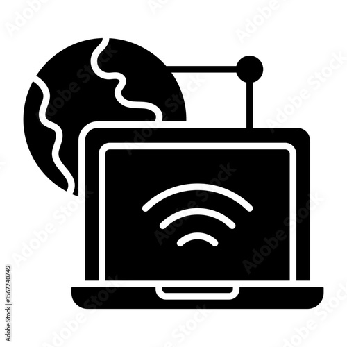Modern design icon of system wifi