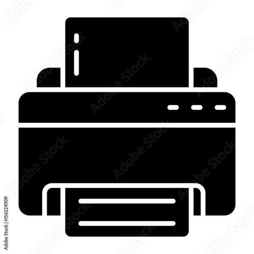 A perfect design icon of printer