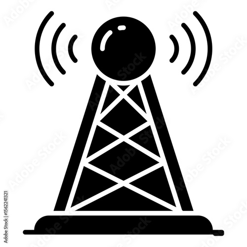 Modern design icon of signal tower