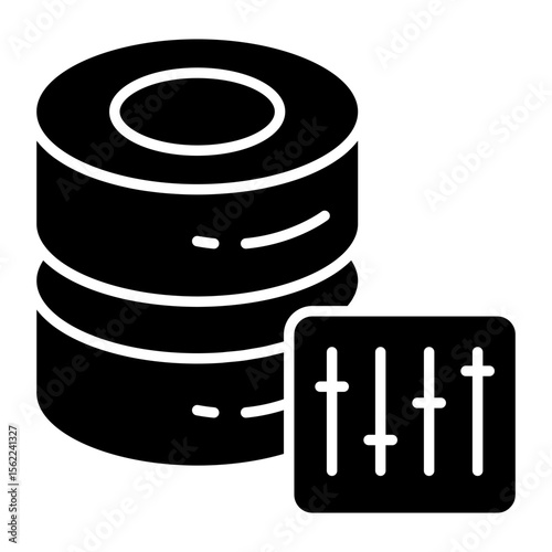 An icon design of database equalizer