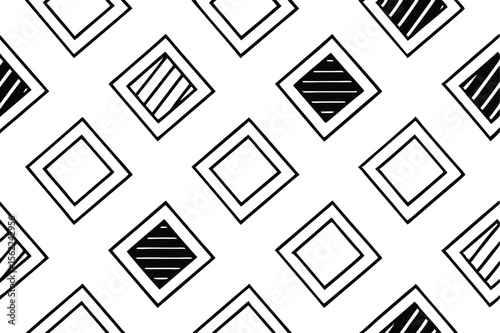 Modern square seamless background