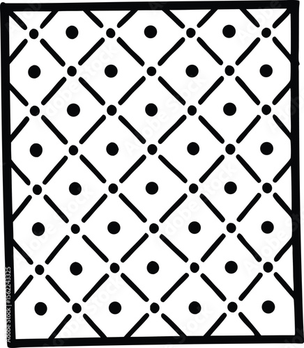 Offset dot pattern background