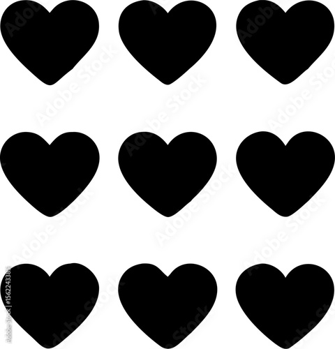 Repeating Red Heart Pattern Design for Valentine s Day or Romantic Backgrounds