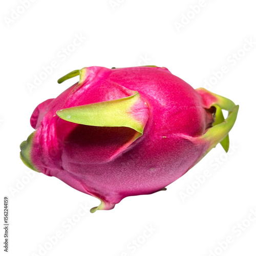 dragon fruit on white background