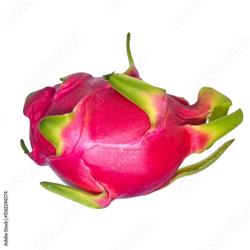 dragon fruit on white background