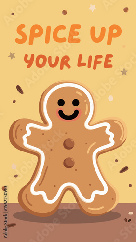 Spice Up Your Life With A Happy Gingerbread Man