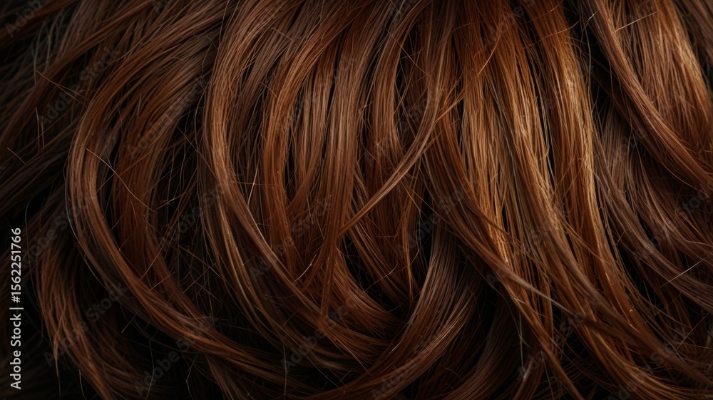 Naklejka premium long brown hair background