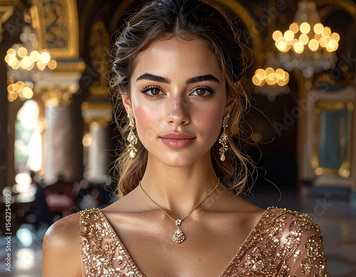 The Royal Opera House in Casablanca Morocco has just been visited by a delighted young woman