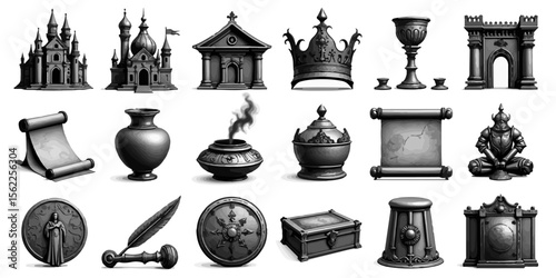 Silhouette Historical & Heritage Icons
