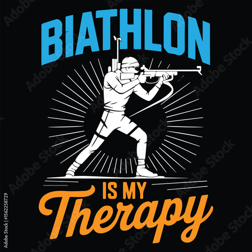 BAITHLON IS MY THERAPY Graphic design for Baithlon lover