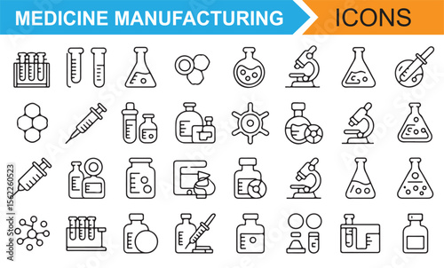 Set of Medical Equipment for Drug Manufacturing and Research