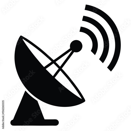 Satellite Dish Antenna Icon