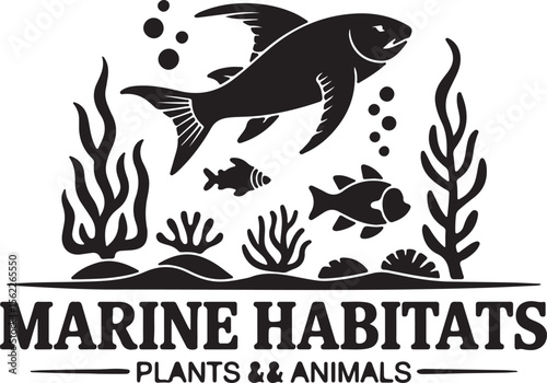 Marine Habitats: Plants & Animals Logo