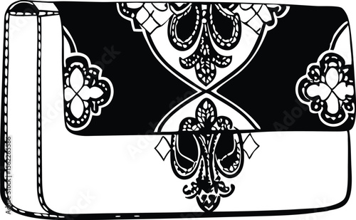 Black and gold luxury pattern