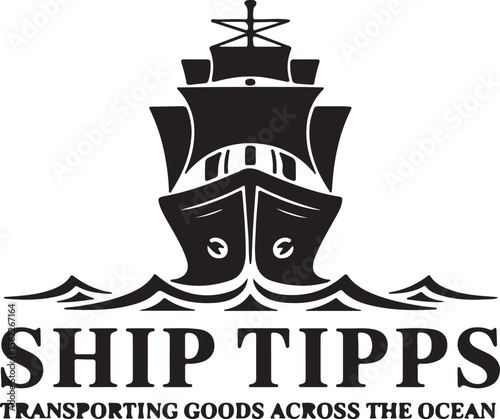 Ship Tipps Logo: Transporting Goods Across the Ocean