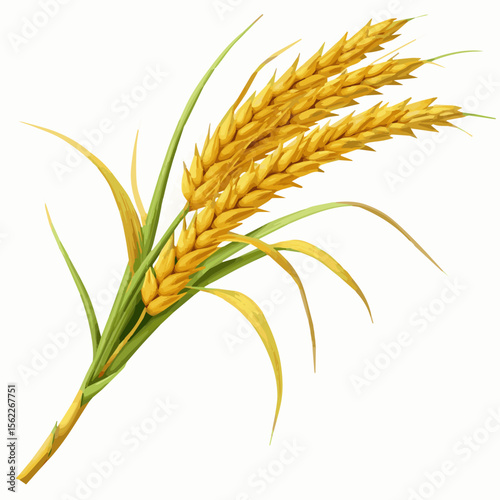 A cyber golden wheat design 