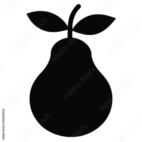 Silhouette of a Pear