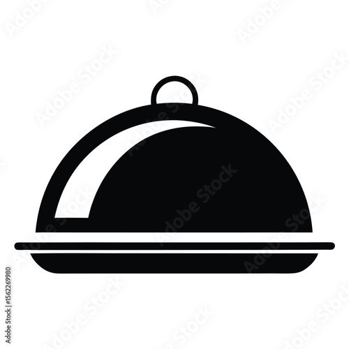 Restaurant Food Dome Server Icon