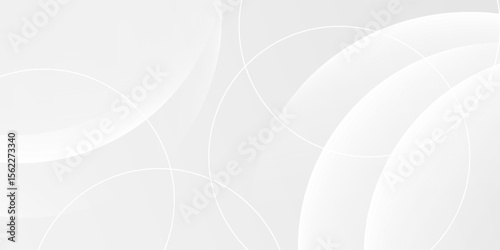 abstract white gradient color background with curve and swirl lines decoration.