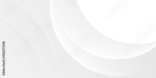 abstract white gradient color background with curve and swirl lines decoration.vector modern eps10
