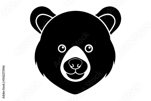 panda head vector