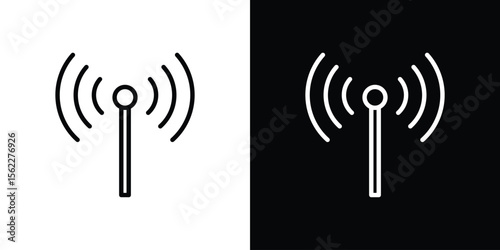 Antenna icon vector, Symbol, logo illustrations