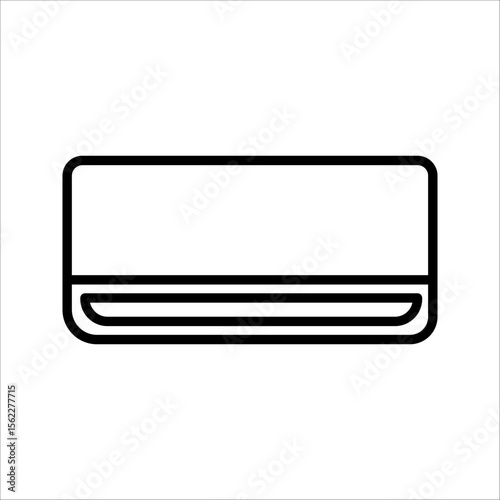 Air Conditioner Icon Symbol isolated white background. vector illustration. color editable.