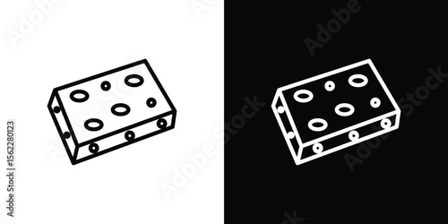 Halva icon isolated silhouette on white background. Vector illustration.