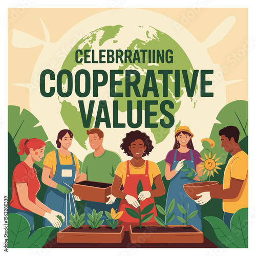 International Day of Cooperatives poster Banner	
