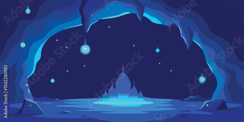 Enchanted Cave Mystical Glow and Luminescent Wonders
