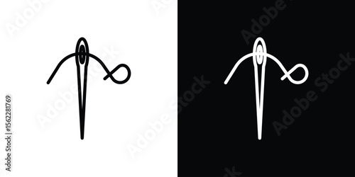 Needle icon vector, Symbol, logo illustrations