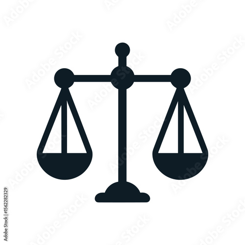 Iconic representation of justice scales symbolizing fairness and balance in legal contexts