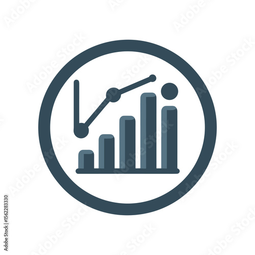 Abstract illustration of a data analysis graph showing fluctuating trends and growth metrics